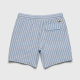 Jimmy 6.5" Seersucker Stripe Volley by SurfSideSupply | Skyway Blue - Zen&Zip