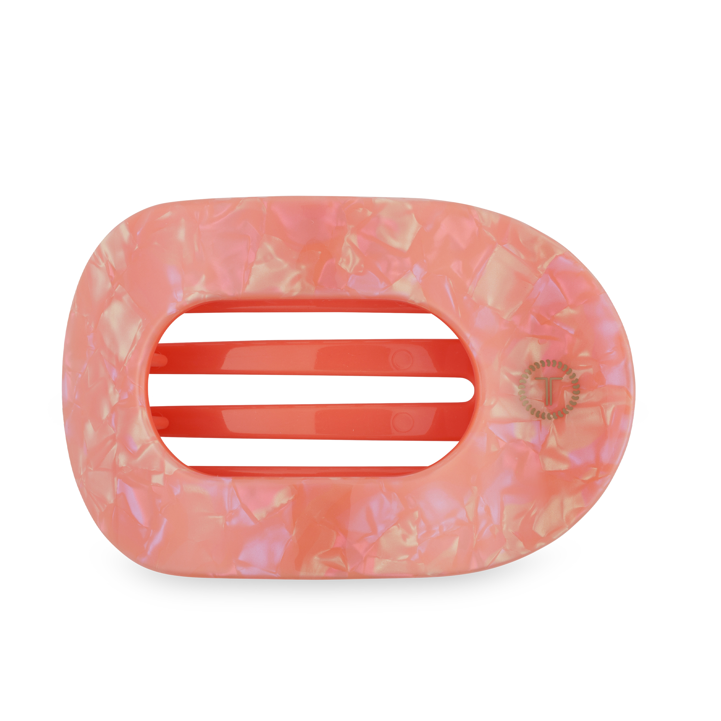 Flat Round Hair Clip | Large | Dreamsicle - Zen&Zip