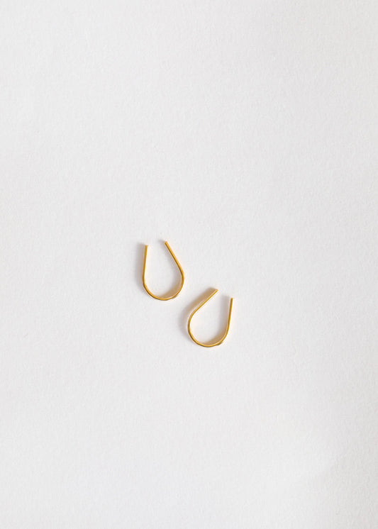 Minimalist Gold Earrings by JaxKelly | Horseshoe - Zen&Zip