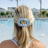 Flat Round Hair Clip | Medium | United We Sparkle - Zen&Zip