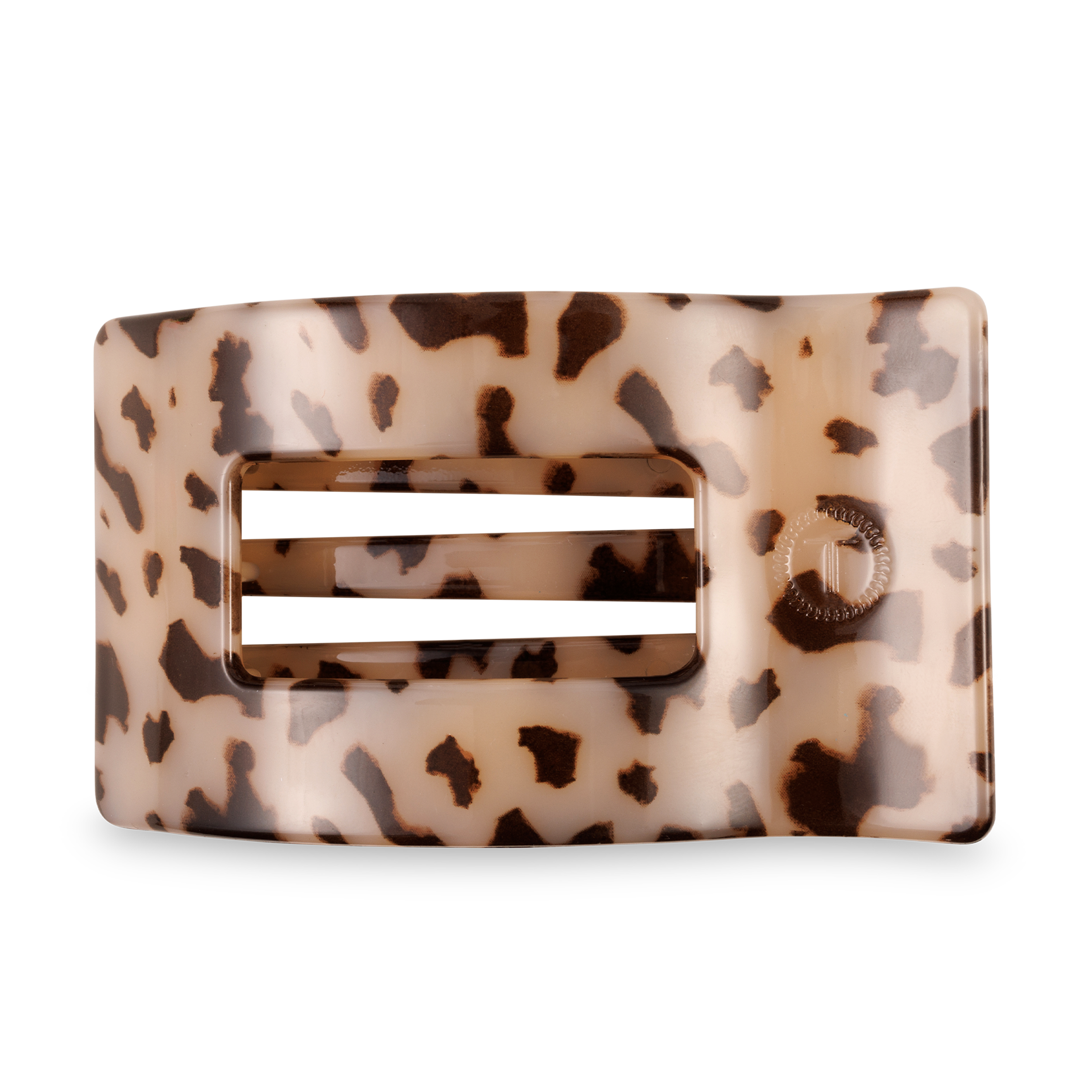 Flat Rectangle Hair Clip | Large | Blonde Tortoise - Zen&Zip