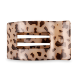 Flat Rectangle Hair Clip | Large | Blonde Tortoise - Zen&Zip
