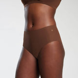 High-Waisted Retro Bikini: Umber / Fits 0-14 - Zen&Zip