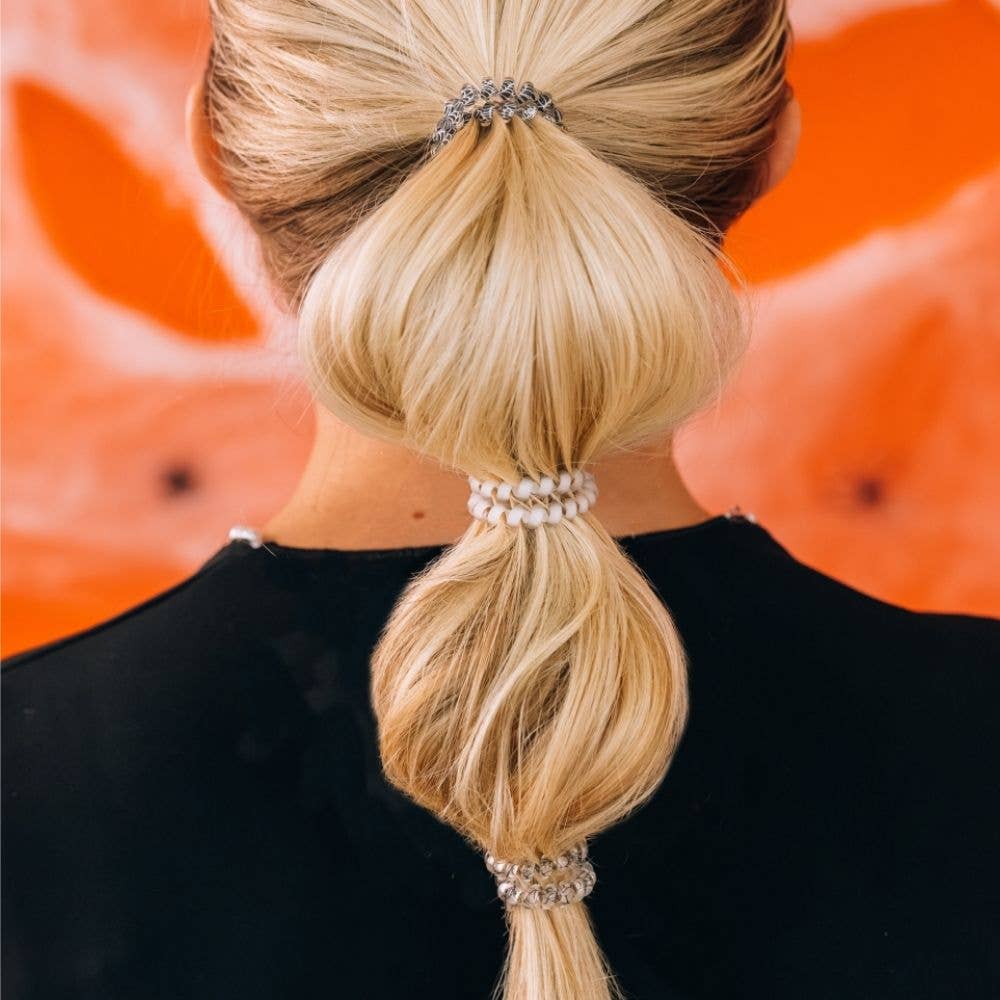Spiral Hair Coils | Small | Webbed Hair Ties - Zen&Zip