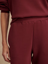 The Slim Cuff Pant 27.5 by Varley | New Maroon