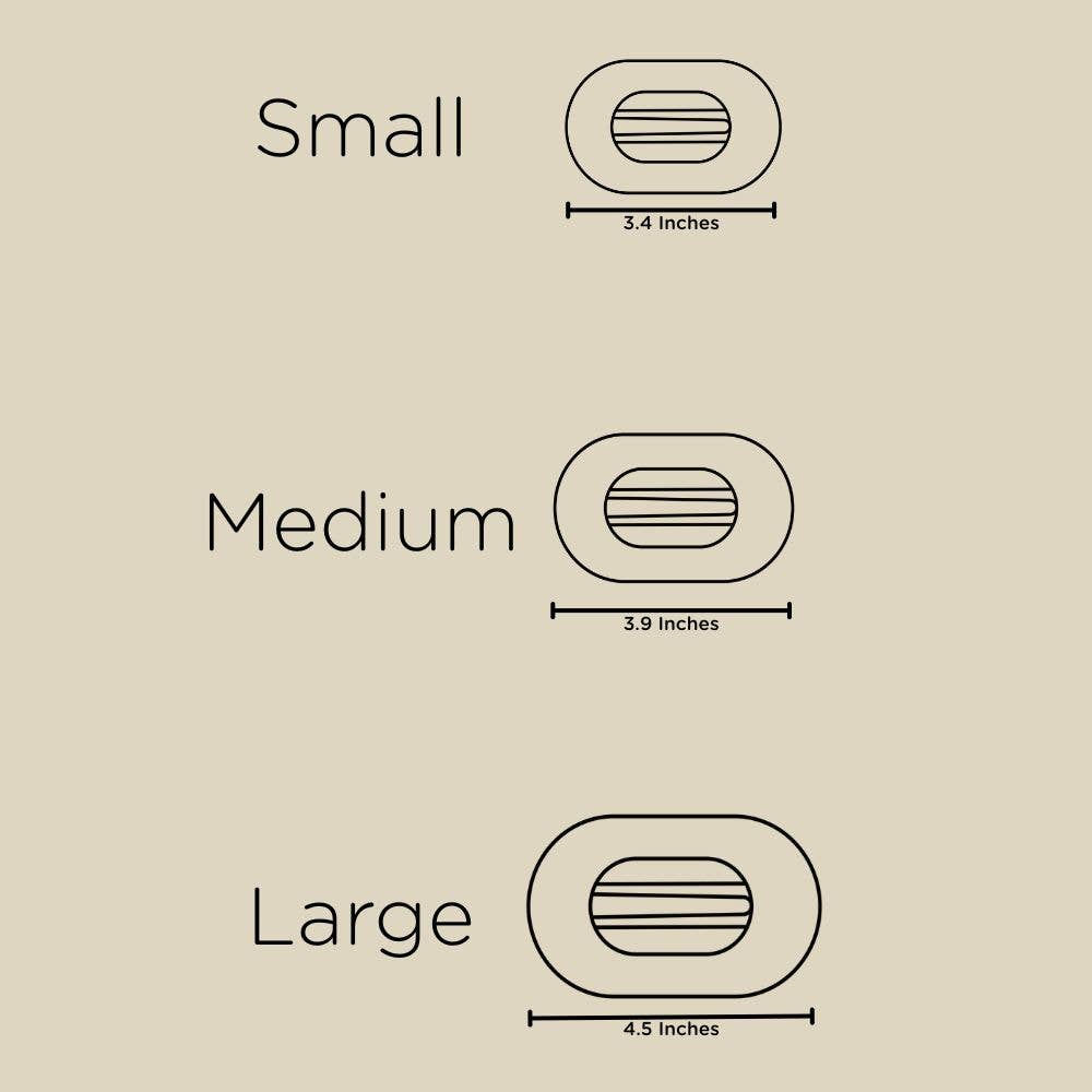 Flat Round Hair Clip | Medium | Red Carpet Ready - Zen&Zip