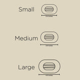 Flat Round Hair Clip | Medium | Red Carpet Ready - Zen&Zip