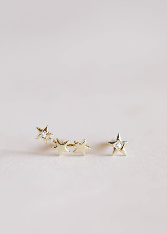 Complements Gold Earrings by Jax Kelly | Star & Constellation - Zen&Zip