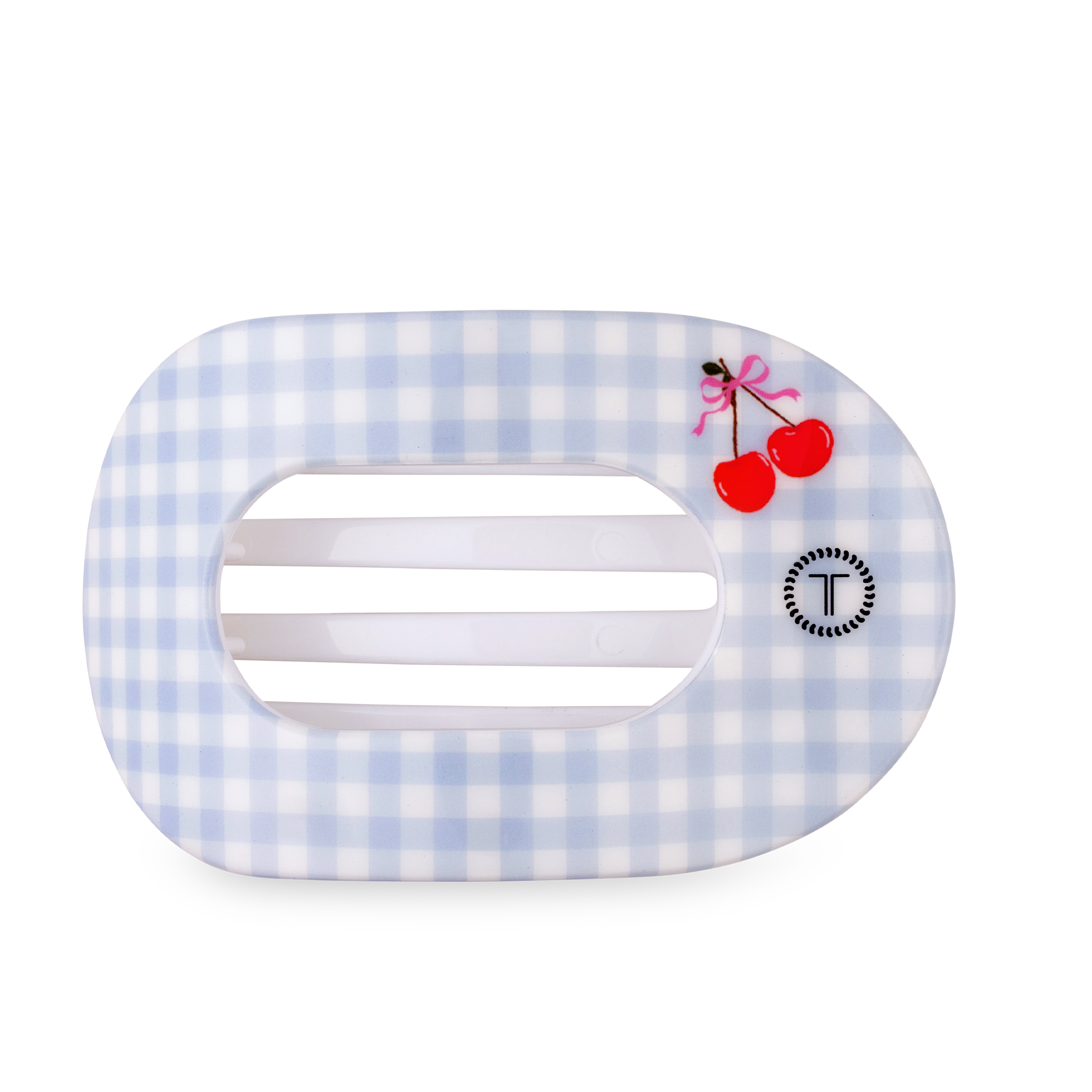 Flat Round Hair Clip | Large | Basket of Cherries - Zen&Zip