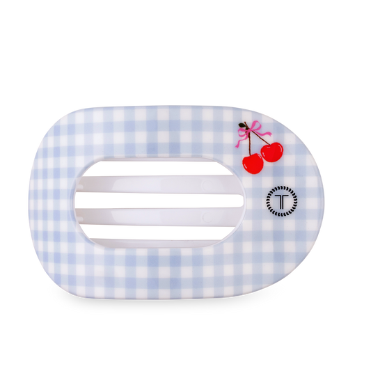 Flat Round Hair Clip | Large | Basket of Cherries - Zen&Zip