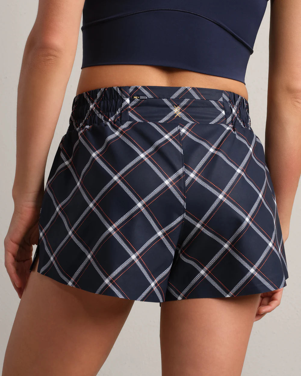 Mirage Play Short Lined by Rhone | Navy Blue Windowpane - Zen&Zip