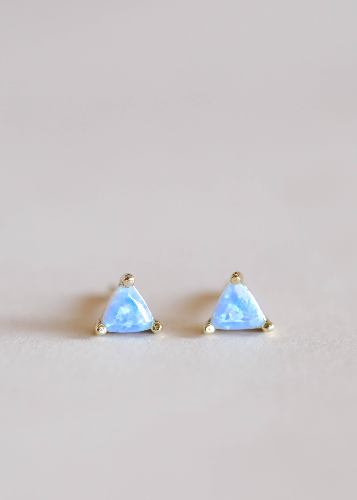 Mini Energy Gem Earring by JaxKelly | Fire Opal