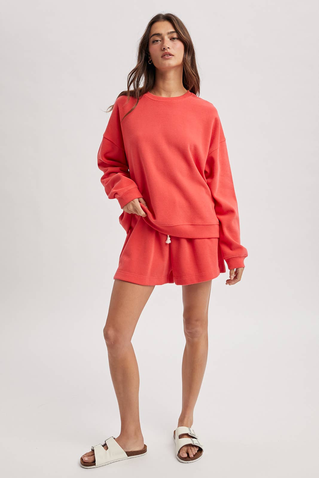 Soft Touch Knit Shorts by Wishlist Apparel | Papaya - Zen&Zip