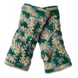 Flower Crochet Fingerless Gloves by Nirvanna Designs
