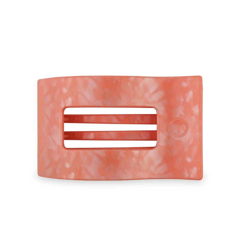 Flat Rectangle Hair Clip | Large | Dreamsicle
