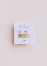 Huggies - Fire Opal - Earring - Zen&Zip
