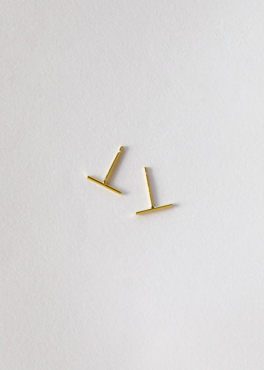Minimalist Bar Earrings by JaxKelly | Gold - Zen&Zip