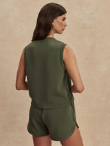 Shea Crop Tank by Varley | Thyme
