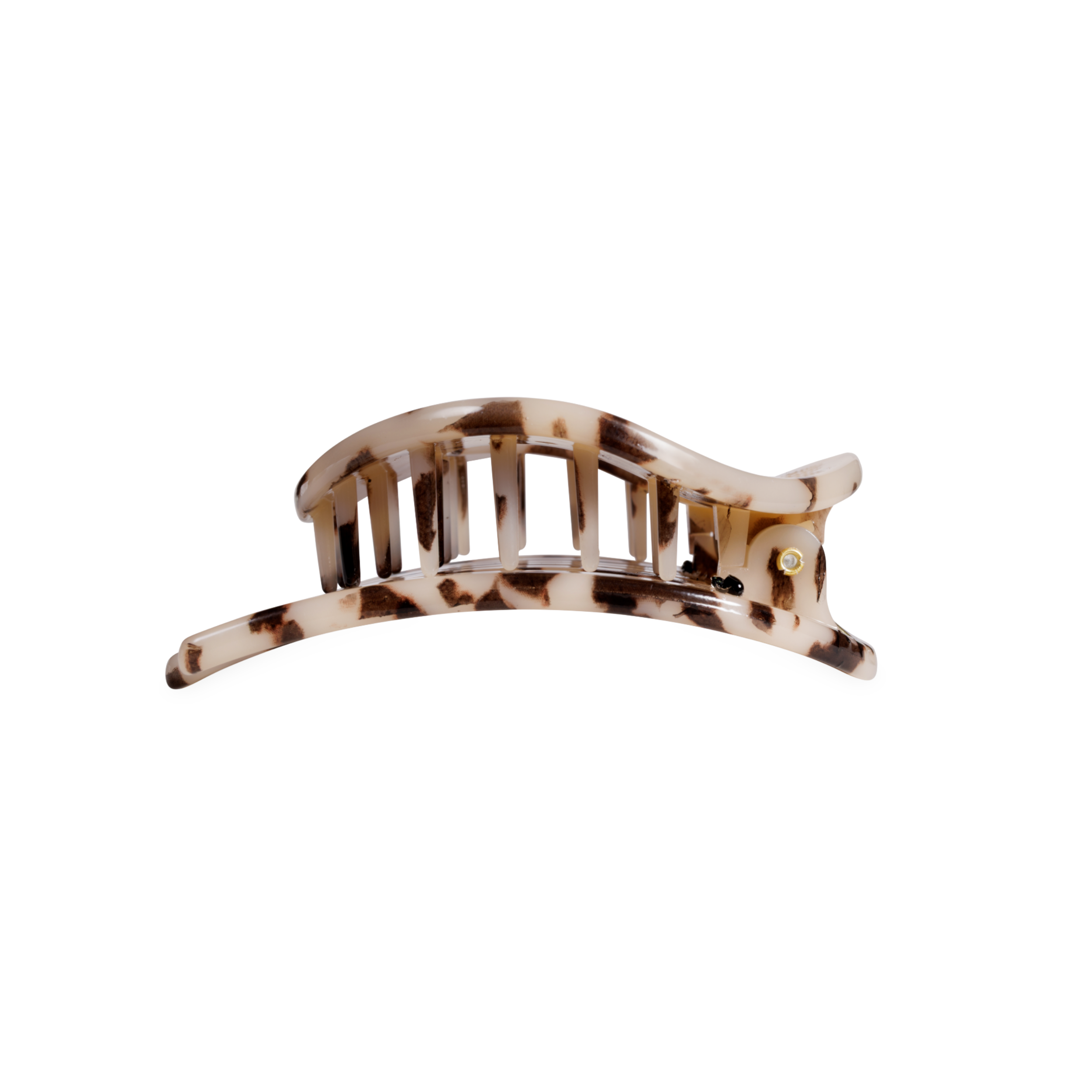 Blonde Tortoise Medium Flat Circle Hair Clip