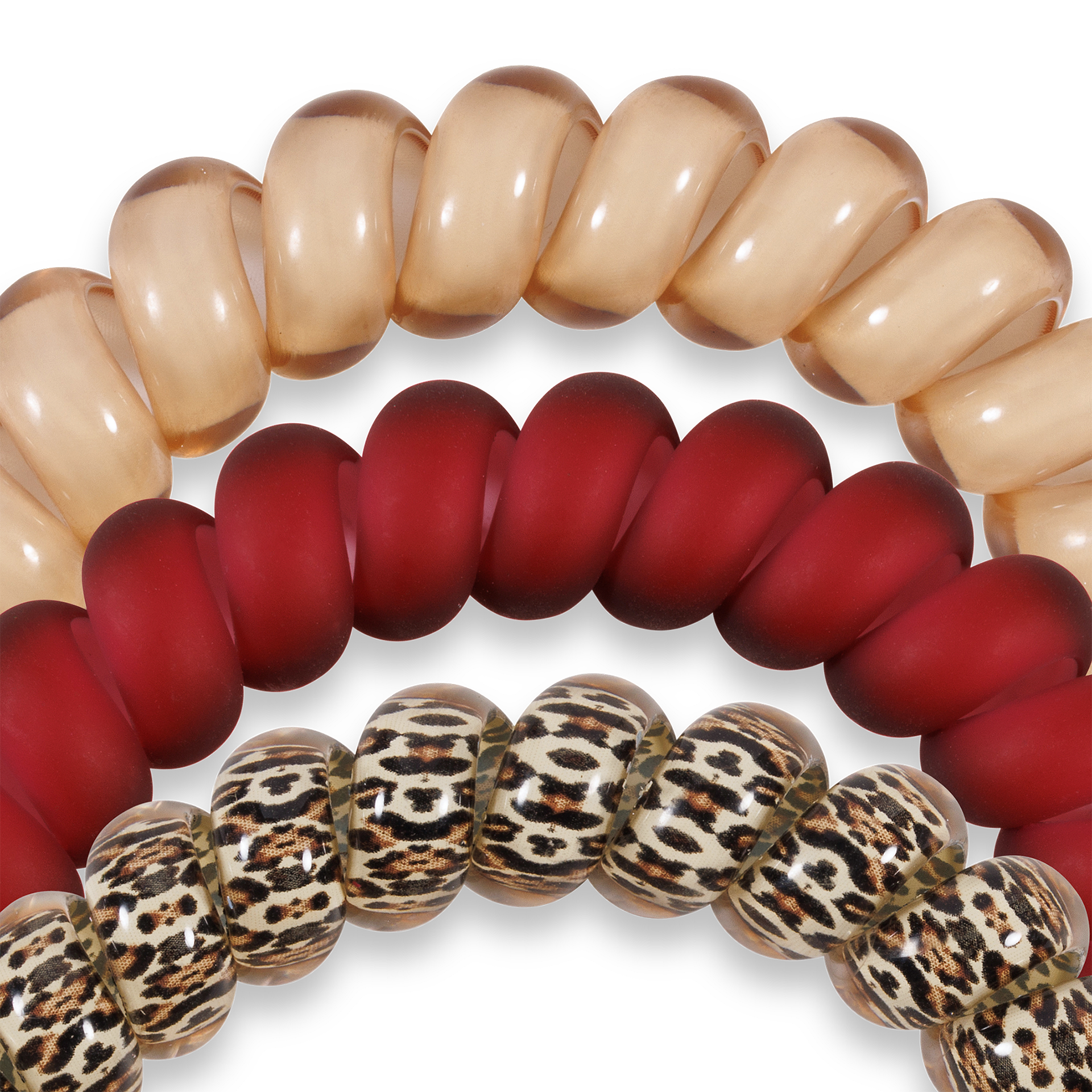 Spiral Hair Coils | Large | Wild Side Hair Ties - Zen&Zip