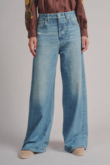 Faux Denim Flare Pant by Fashion Week | Denim