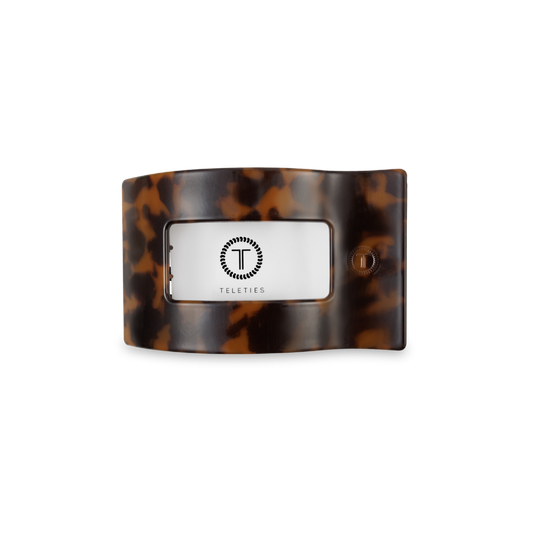 Flat Rectangle Hair Clip | Small | Tortoise - Zen&Zip