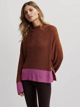 Varley Panama Knit in Metallic Caramel Cafe