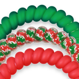 Spiral Hair Coils | Small | Naughty or Nice Hair Ties - Zen&Zip