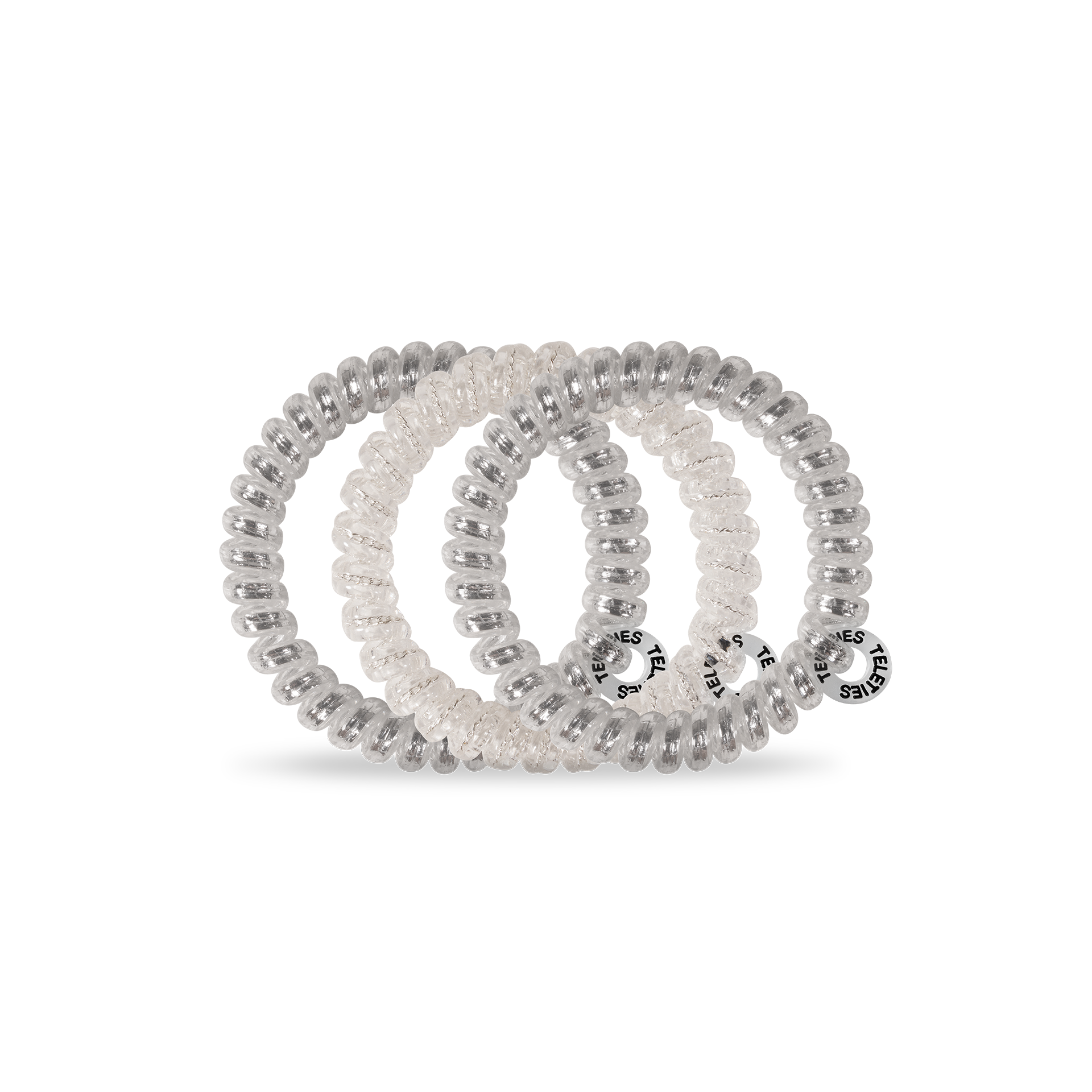Spiral Hair Coils | Small | Silver Slay Hair Ties - Zen&Zip
