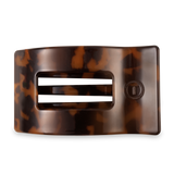Flat Rectangle Hair Clip | Large | Tortoise - Zen&Zip