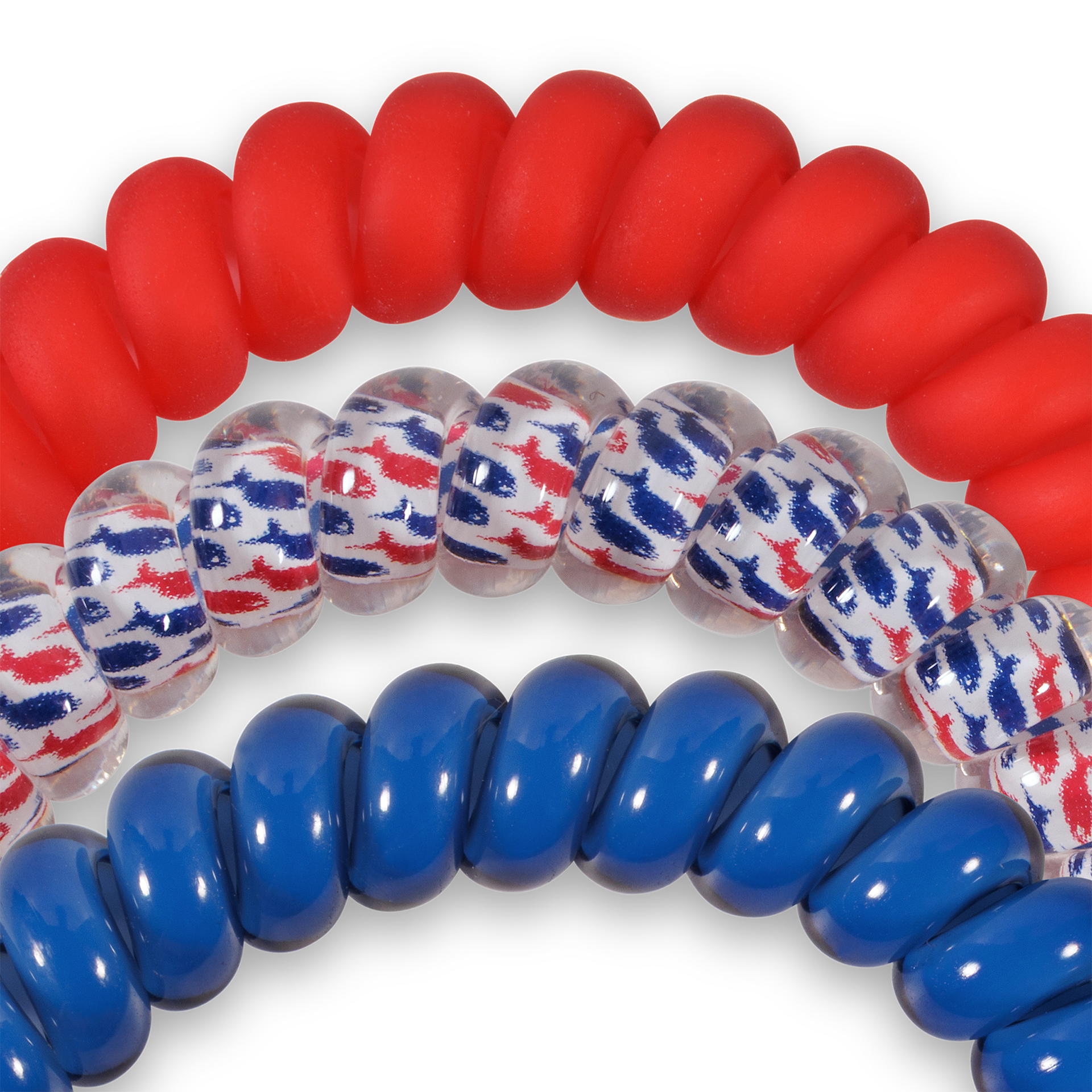 Sea to Shining Sea Small Hair Ties - Zen&Zip