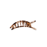 Flat Rectangle Hair Clip | Small | Blonde Tortoise - Zen&Zip