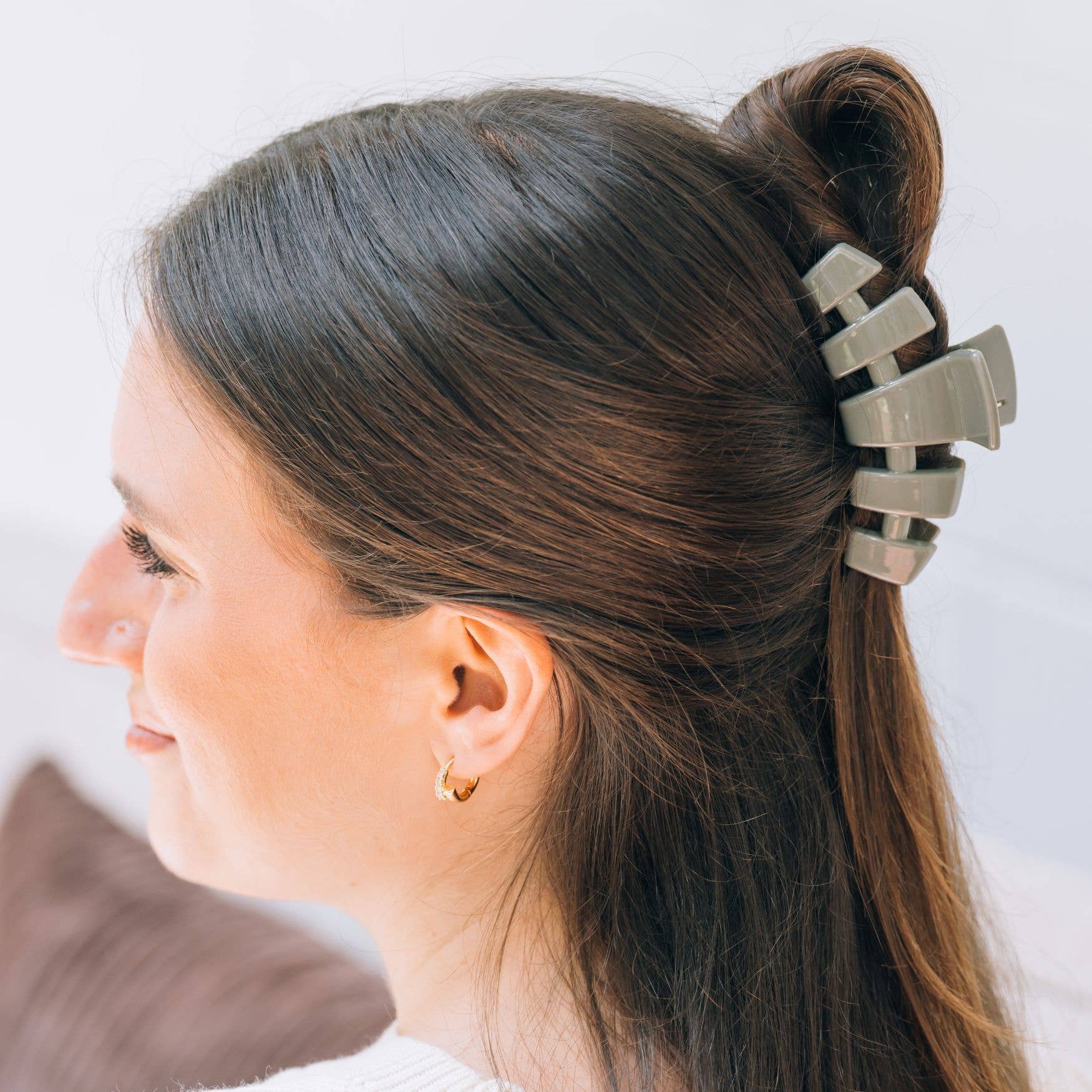 Classic Hair Clip | Medium | Sage It Ain't So - Zen&Zip