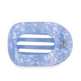 Flat Round Hair Clip | Large | Blue Lagoon - Zen&Zip