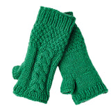Cable Fingerless Gloves by Nirvanna Designs