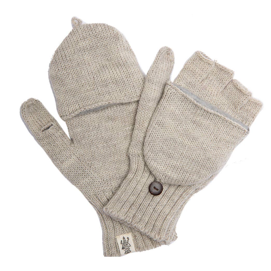 Bryant Fingerless Gloves w/ Flap by Nirvanna Designs