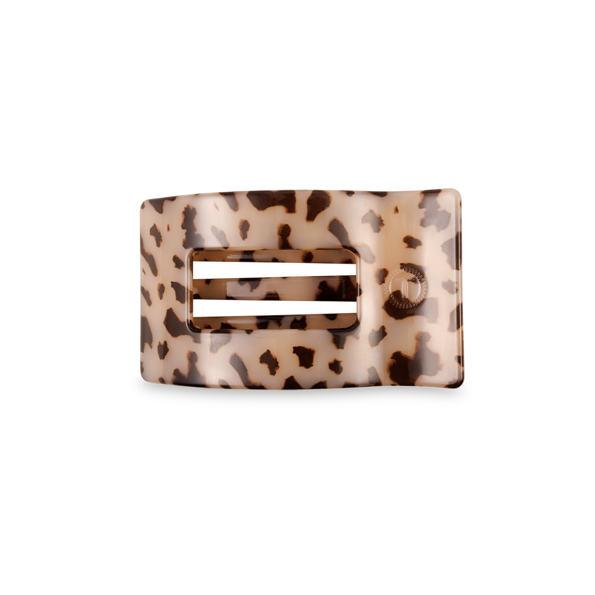 Flat Rectangle Hair Clip | Small | Blonde Tortoise - Zen&Zip