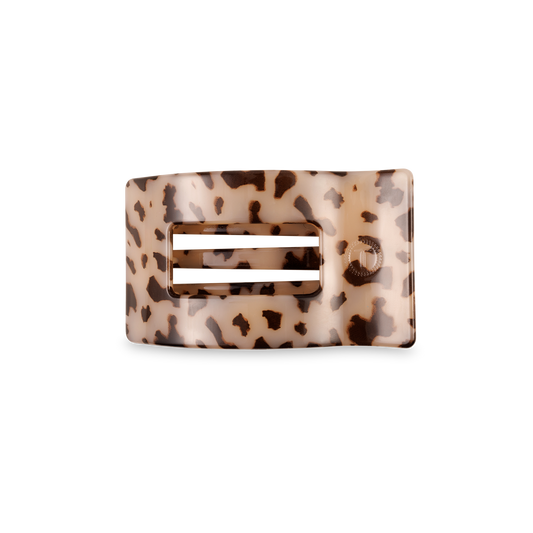 Flat Rectangle Hair Clip | Small | Blonde Tortoise - Zen&Zip