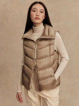 Bextor Lightweight Down Gilet by Varley | Simply Taupe