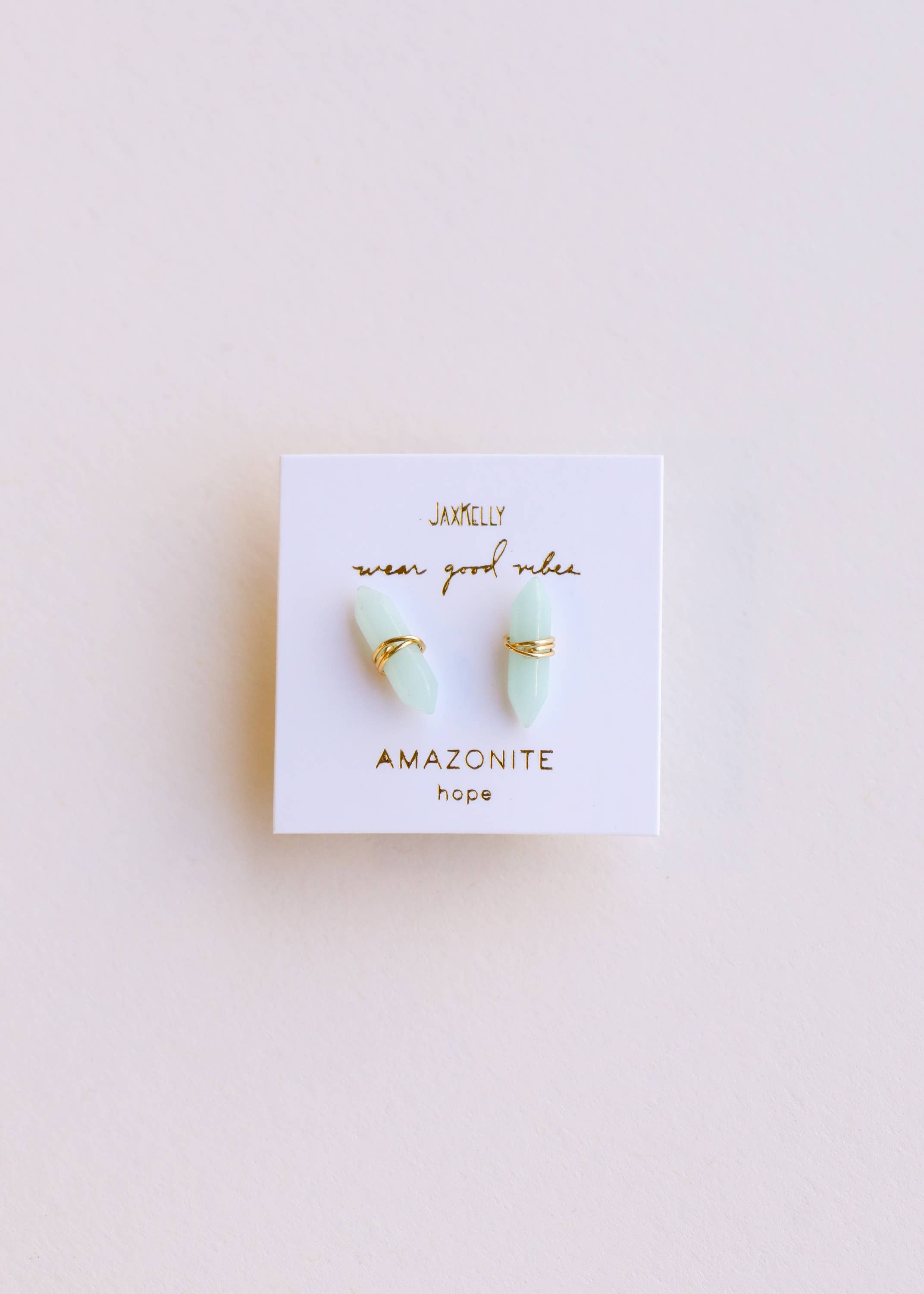 Mineral Point - Amazonite - Earring - Zen&Zip