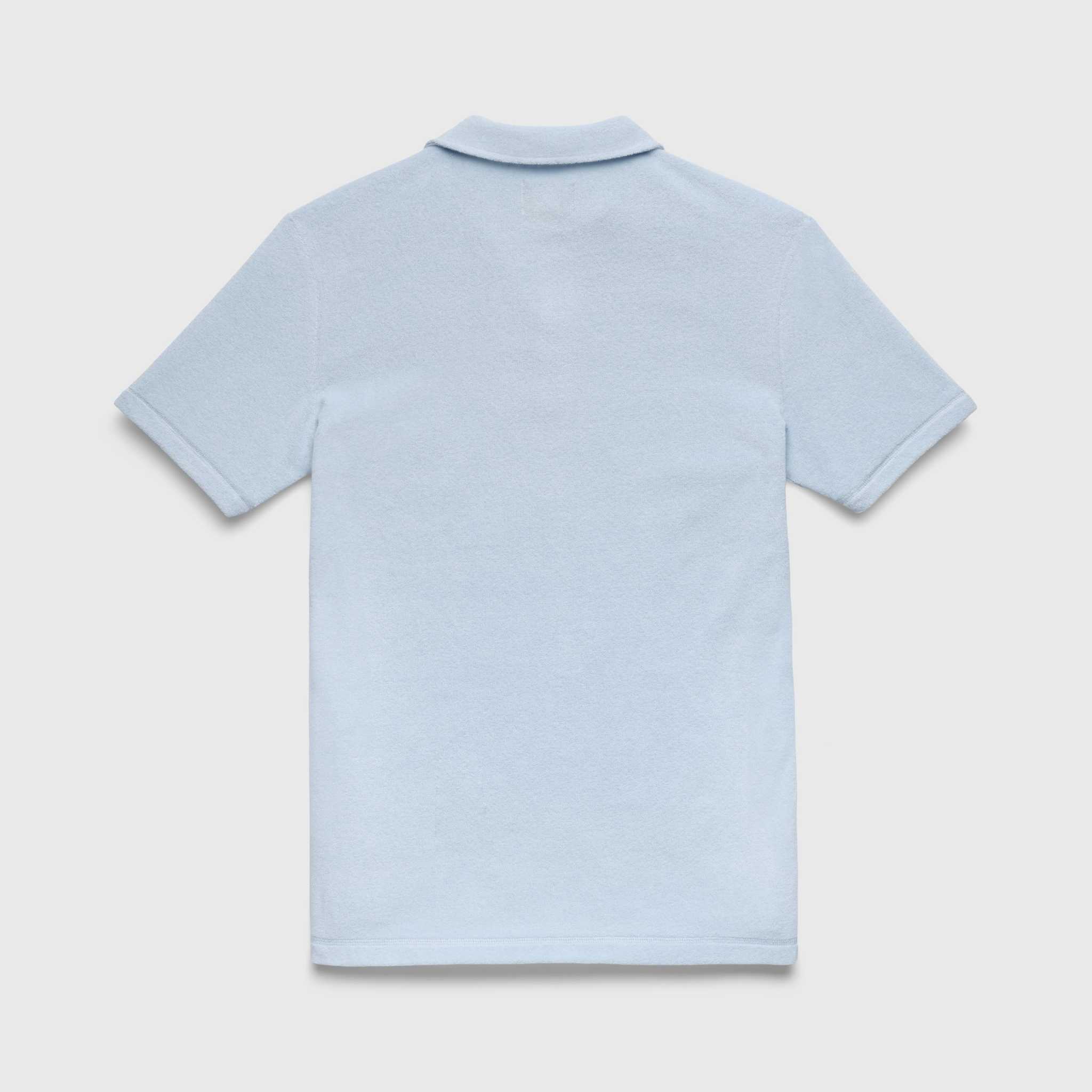Ryan Saltwater Terry Polo by SurfSideSupply | Skyway Blue - Zen&Zip