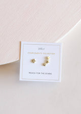 Complements Gold Earrings by Jax Kelly | Star & Constellation - Zen&Zip