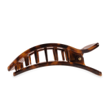 Flat Rectangle Hair Clip | Large | Tortoise - Zen&Zip