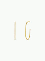 Gold Open Large Hoop - Zen&Zip