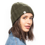 Ribbed Beanie by Nirvanna Designs | Olive