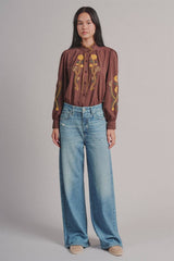 Faux Denim Flare Pant by Fashion Week | Denim