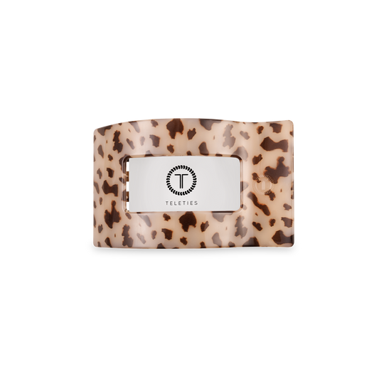 Flat Rectangle Hair Clip | Small | Blonde Tortoise - Zen&Zip