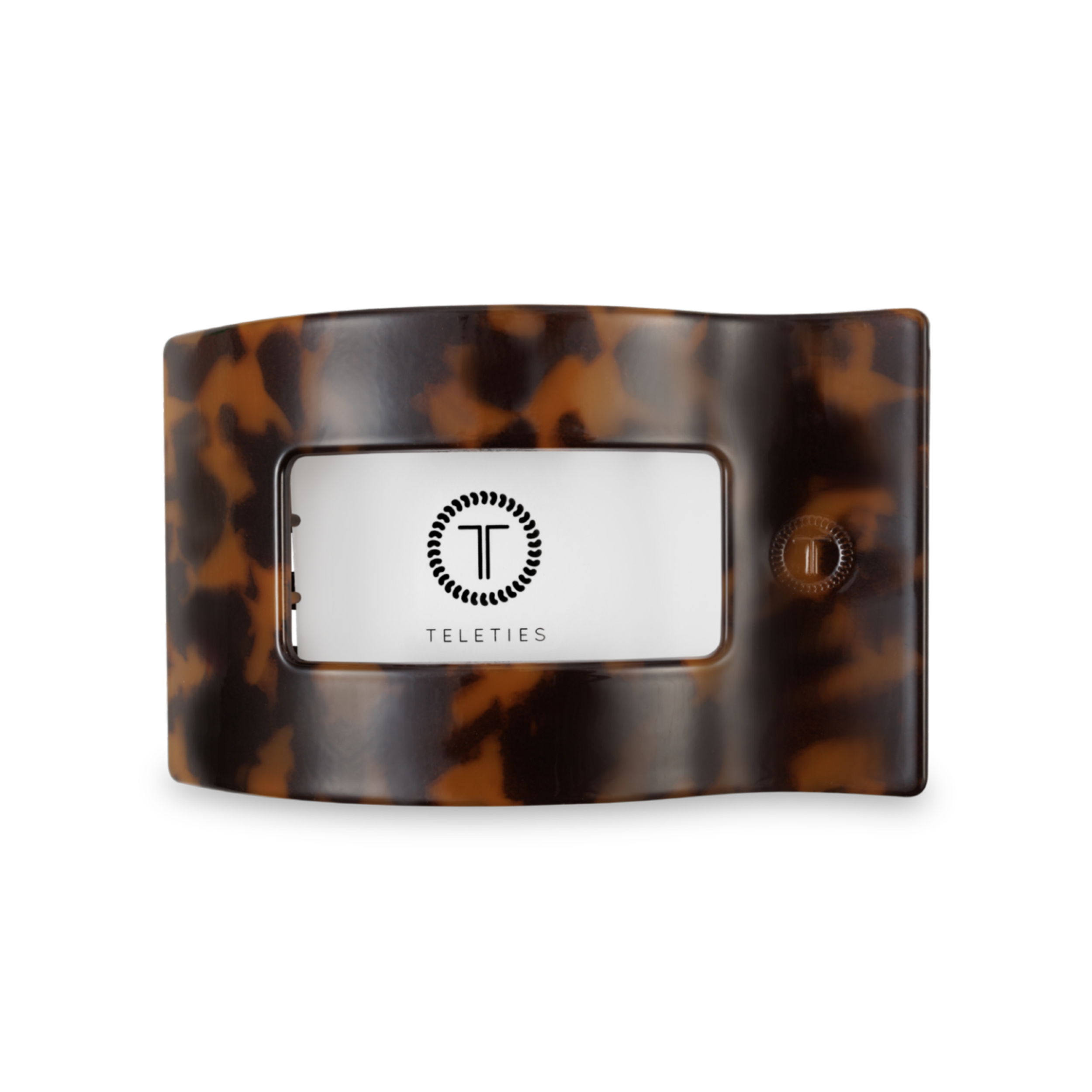 Flat Rectangle Hair Clip | Medium | Tortoise - Zen&Zip