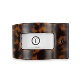 Flat Rectangle Hair Clip | Medium | Tortoise - Zen&Zip