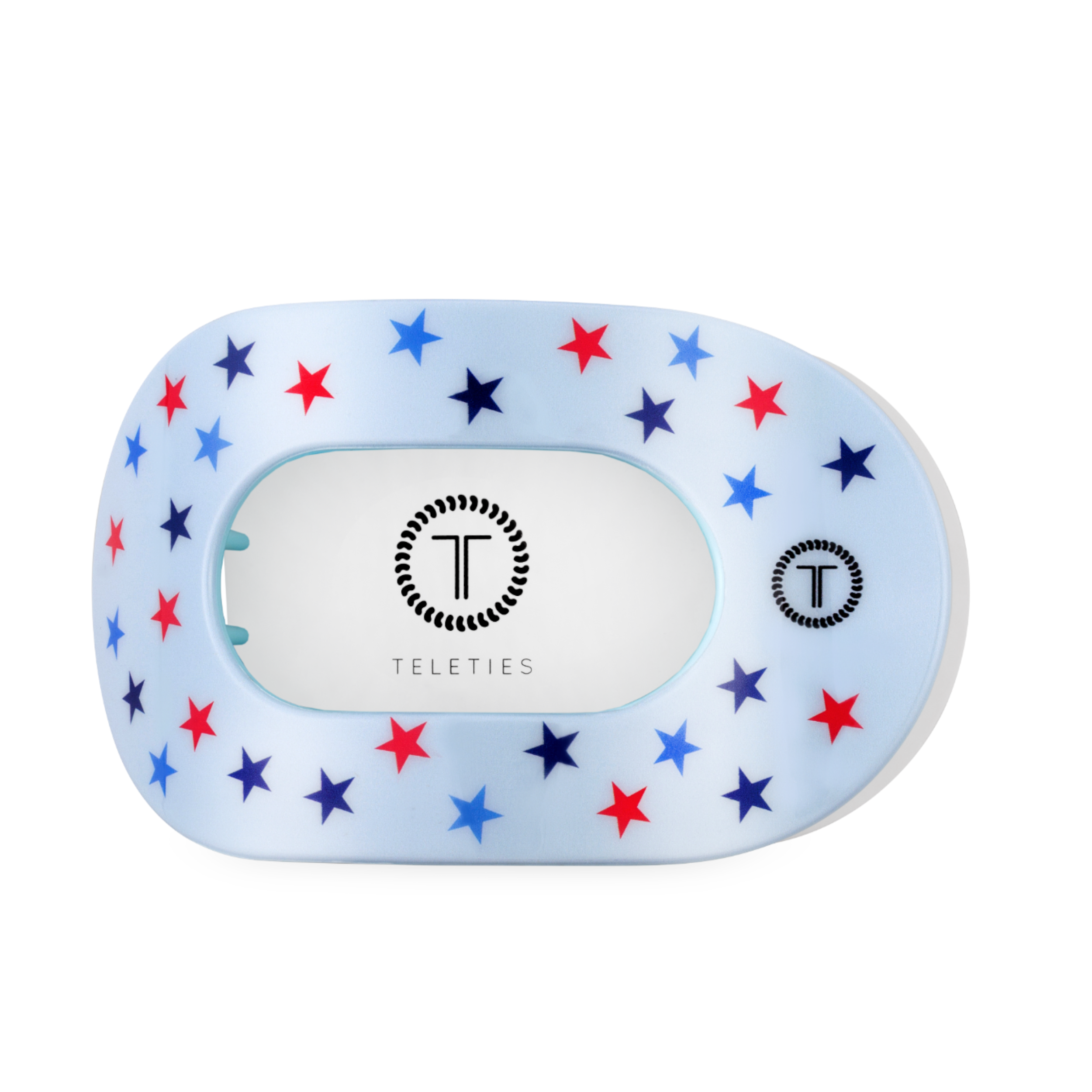Flat Round Hair Clip | Large | United We Sparkle - Zen&Zip